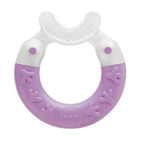 MAM Bite & Brush Прорезыватель для зубов 3+ месяцев Фиолетовый (MAM, Уход за полостью рта и прорезыватели для зубов)