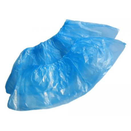 Чистовье Бахилы медицинские одноразовые полиэтиленовые синие 2,2 г. 1 х 100 шт (Чистовье, Расходные материалы для рук и ног)