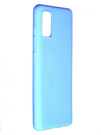 Чехол Pero для Samsung Galaxy A41 Liquid Silicone Light-Blue PCLS-0008-LB
