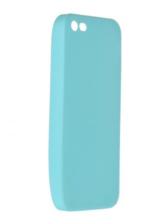 Чехол Pero для APPLE iPhone 5/5S/SE Soft Touch Turquoise PRSTC-I5C
