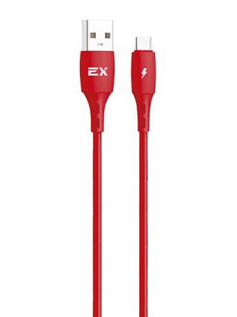 Аксессуар Exployd Classic USB - Type-C 1m Red EX-K-1008