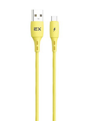 Аксессуар Exployd Classic USB - Type-C 1m Yellow EX-K-1009