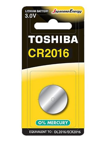 Батарейка CR2016 - Toshiba BP-1C (1шт)