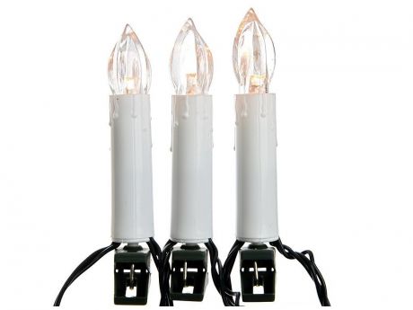 Гирлянда Kaemingk Свечи для ёлки 15 тёплых LED-огней 3.5m 483297/159146