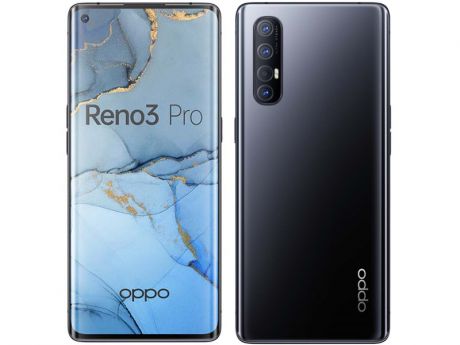 Сотовый телефон Oppo Reno 3 Pro Black Выгодный набор для Selfie + серт. 200Р!!!