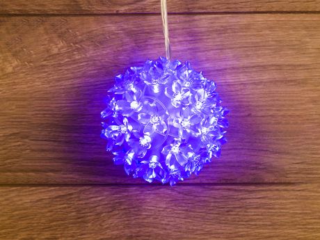 Светящееся украшение Neon-Night Фигура Шар 12cm 50-LED Blue 501-602