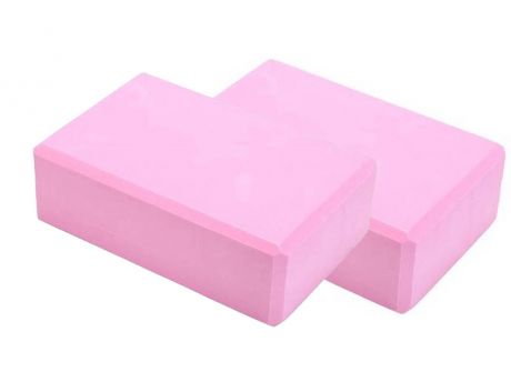 Блок для йоги ZDK 10cm 2шт Pink