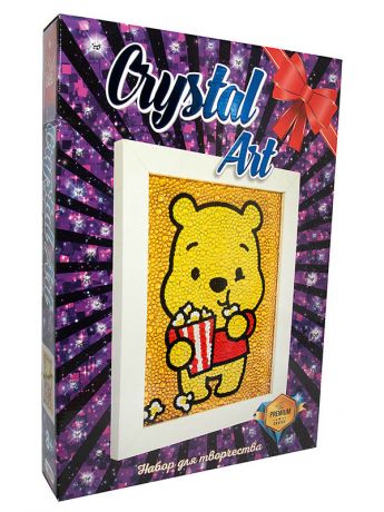 Набор для творчества Strateg Crystal Art Медвежонок 101