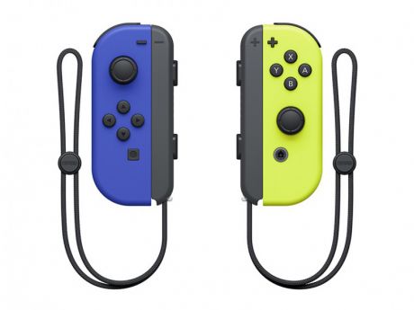 Контроллер Nintendo Joy-Con Blue / Neon Yellow ACSWT35