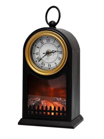 Часы Neon-Night Светодиодный камин Старинные часы 14.7x11.7x25cm 511-020