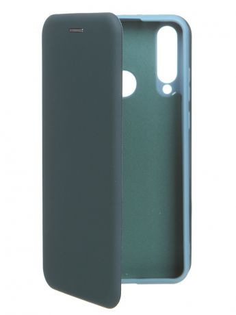 Чехол Krutoff для Huawei Y6p Soft Book Green Opal 10515