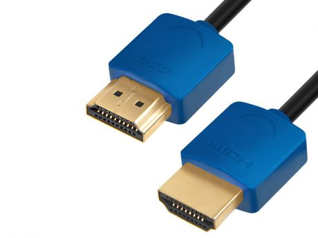 Аксессуар Greenconnect Slim HDMI 2.0 2m Blue GCR-51589