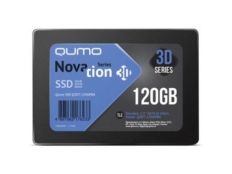 Твердотельный накопитель Qumo Novation TLC 3D 128Gb Q3DT-128GPBN
