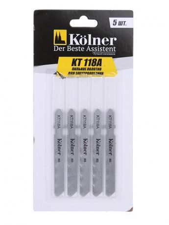 Пилка Kolner KT 118A по металлу 75x1.2mm HCS 5шт