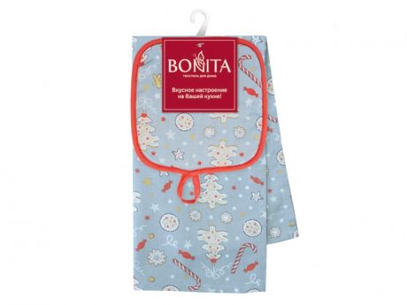 Комплект Bonita Имбирный пряник: полотенце и прихватка 11010820708