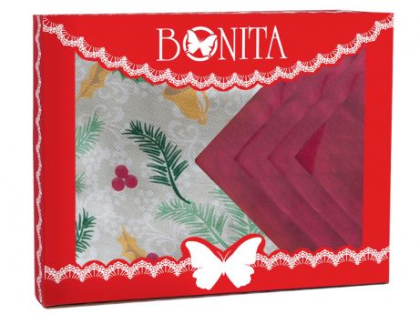Подарочный столовый набор Bonita Рождество 11010817020