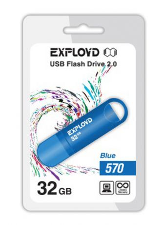 USB Flash Drive EXPLOYD 570 32GB Blue