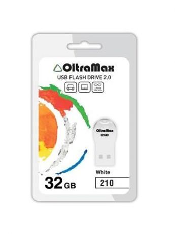 USB Flash Drive OltraMax 210 32GB White