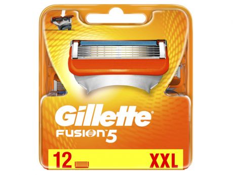 Сменные кассеты Gillette Fusion5 12шт 7702018542048