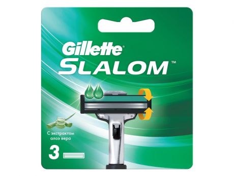 Сменные кассеты Gillette Slalom 3шт 7702018867851