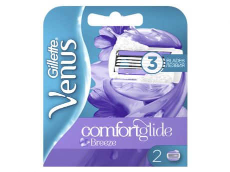 Сменные кассеты Gillette Venus ComfortGlide Breeze 2шт 7702018886432