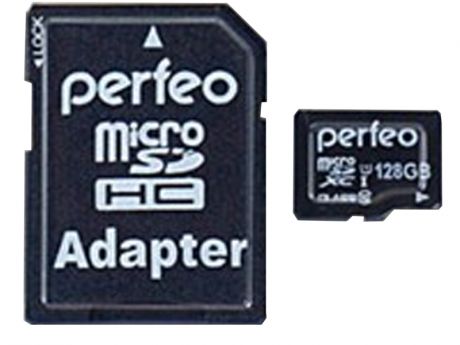 Карта памяти 128Gb - Perfeo microSDXC High-Capacity Class 10 UHS-1 V30 PF128GMCSX10V30
