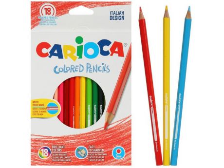 Карандаши цветные Carioca 18 цветов 41865