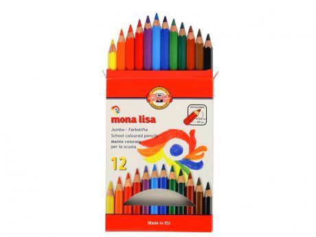 Карандаши цветные Koh-i-Noor Mona Lisa 12 цветов 3372012007KS