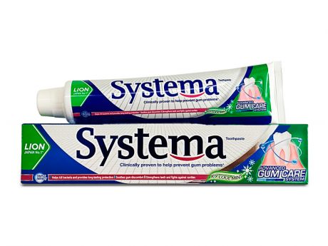 Зубная паста TJ Lion Systema Gum Care Toohtpaste Icy Cool Mint 160g 65255