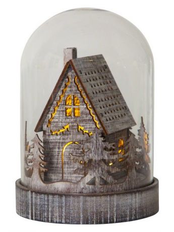 Светящееся украшение Светящийся купол Star Trading Лесная избушка 064-93