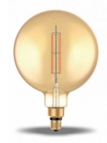 Лампочка Gauss Filament G200 Е27 6W 2700К 890Lm Golden Straight 154802118