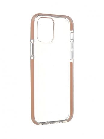 Чехол Gurdini для APPLE iPhone 12 / 12 Pro Crystall Ice Silicone Pink 913029