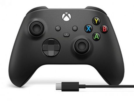 Геймпад Microsoft Wireless Controller Carbon Black 1V8-00008