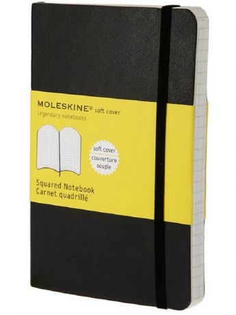 Блокнот Moleskine Classic Soft Pocket 90x140mm 96 листов Black QP612