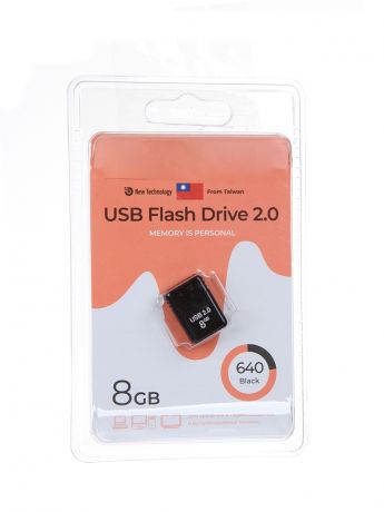 USB Flash Drive 8Gb - Exployd 640 EX-8GB-640-Black