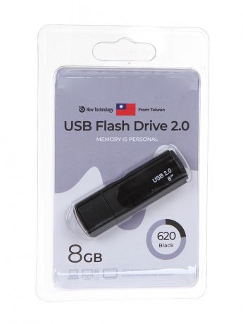 USB Flash Drive 8Gb - Exployd 620 EX-8GB-620-Black