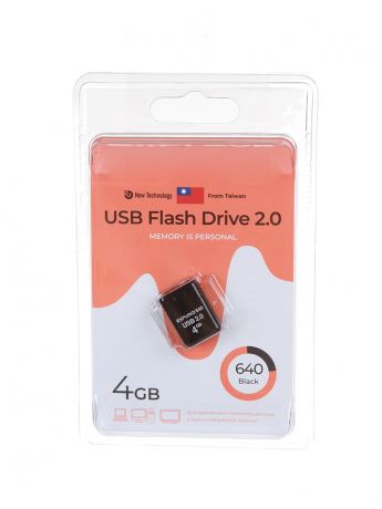 USB Flash Drive 4Gb - Exployd 640 EX-4GB-640-Black