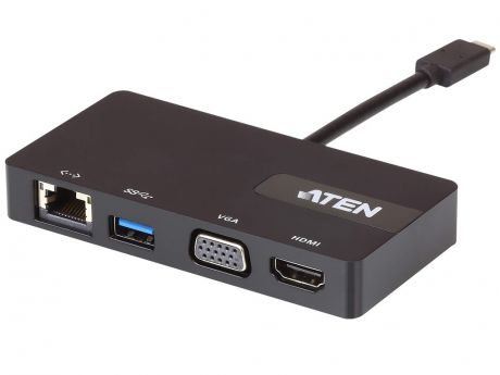 Док-станция Aten USB-C Multiport Dock with Power Pass-Thru UH3232