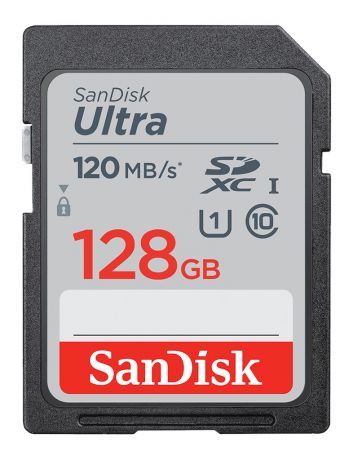 Карта памяти 128Gb - SanDisk Ultra Secure Digital XC UHS-I SDSDUN4-128G-GN6IN
