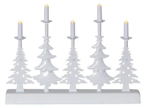 Декоративный подсвечник Star Trading Walder 5 LED-свечей 23.5x32cm Warm White 188-74