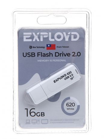 USB Flash Drive 16Gb - Exployd 620 EX-16GB-620-White