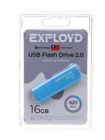 USB Flash Drive 16Gb - Exployd 620 EX-16GB-620-Blue