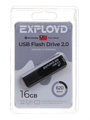 USB Flash Drive 16Gb - Exployd 620 EX-16GB-620-Black