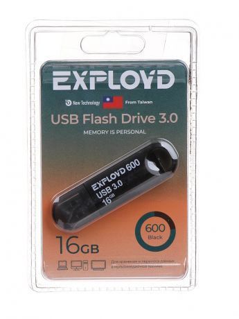 USB Flash Drive 16Gb - Exployd 600 EX-16GB-600-Black
