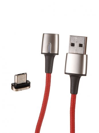 Аксессуар Baseus Zing Magnetic USB - MicroUSB 2.4A 1m Red CAMXC-A09