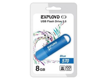 USB Flash Drive EXPLOYD 570 8GB Blue