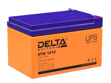 Аккумулятор для ИБП Delta DTM 1212 12V 12Ah