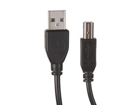 Аксессуар Sonnen Economy USB AM - USB BM 2.0 1.5m Black 513118