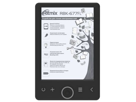 Электронная книга Ritmix RBK-677FL Black