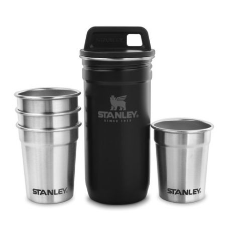 Набор термопосуды STANLEY Nesting Shot Glass Set, 0.59л, черный